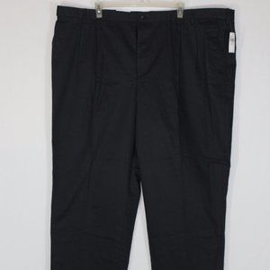 IZOD Big & Tall American Chino Non-Iron Flat Front Pants Size 56x32 MSRP $75